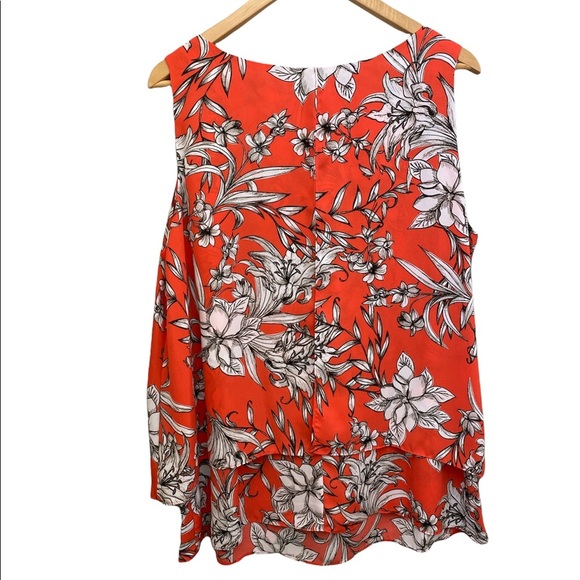 Zac & Rachel coral blouse. Size 1X - Picture 2 of 6